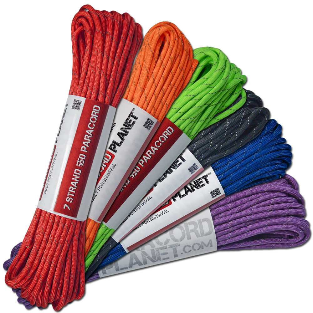 Reflective Shock Cord 1/8" Diameter Elastic Bungee Cord Made in the