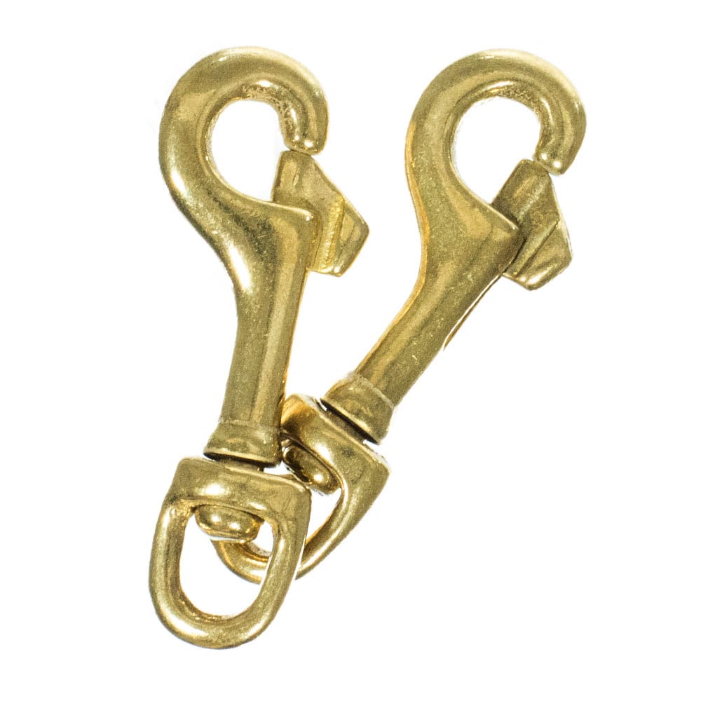PARACORD Brass Swivel Snap Hooks Available in Multiple Sizes