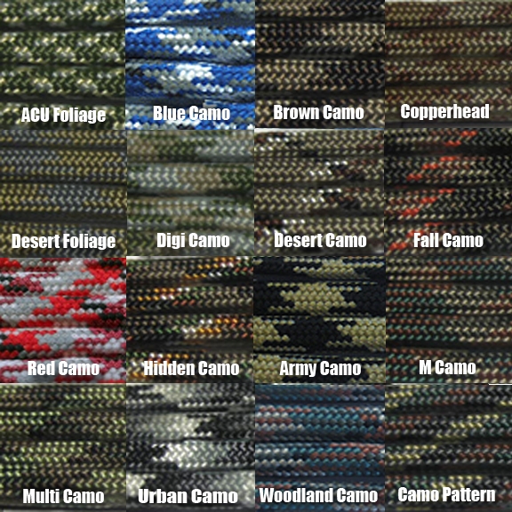 Paracord Planet 550 LB Type III Zombie Apocalypse Edition Paracord - 100'  Hanks