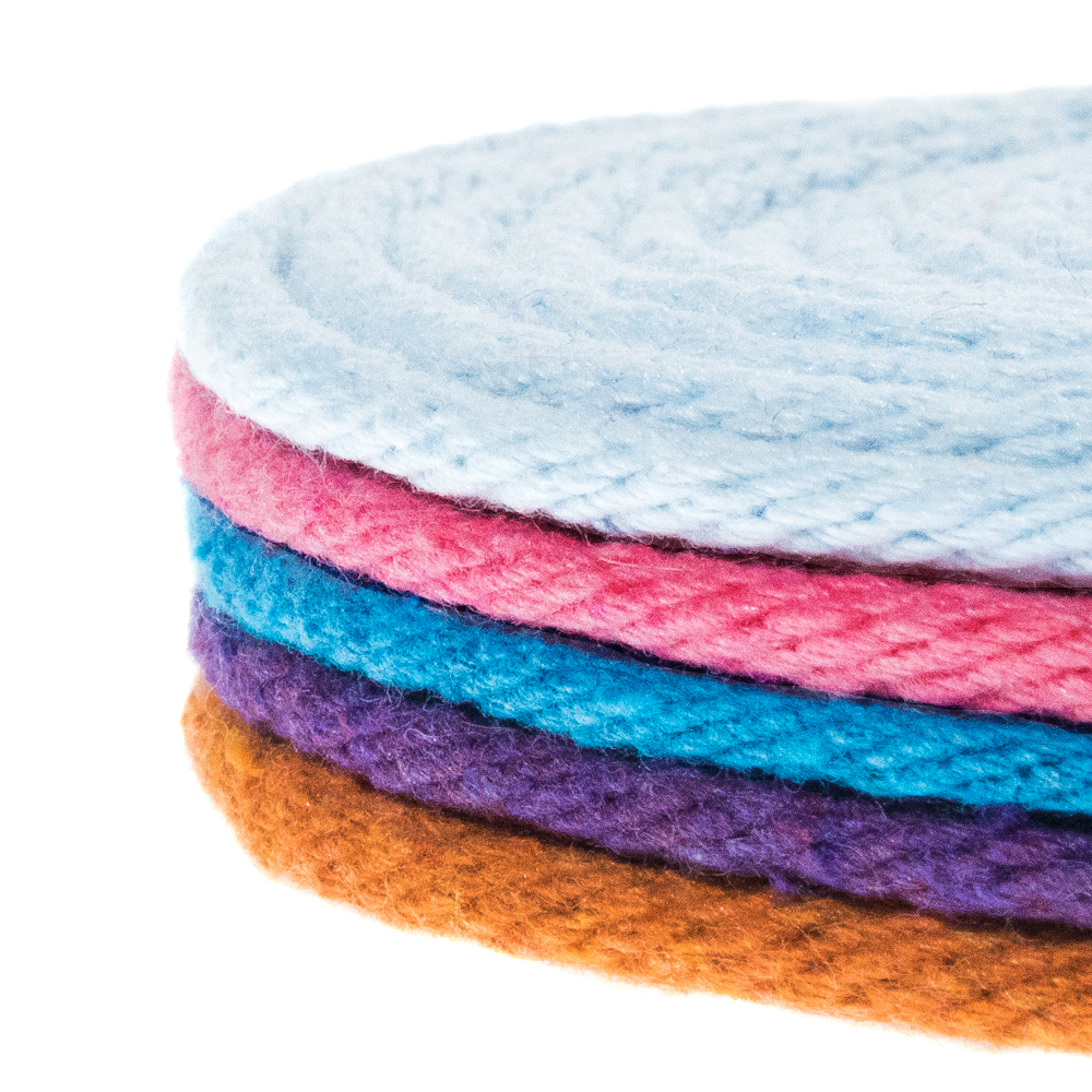 and 1//8 inch Sizes 3//16 Sash Cord Available in Various Colors Paracord Planet Solid Braid Poly Cotton Rope 1//4 3//8 1//2