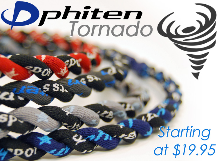 Phiten Tornado Necklaces and Bracelets