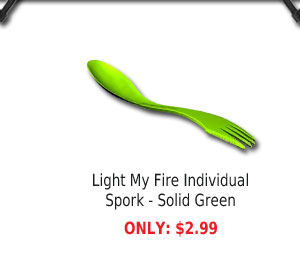 Light My Fire Individual Spork Solid Green