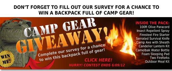 Camp Gear Giveaway
