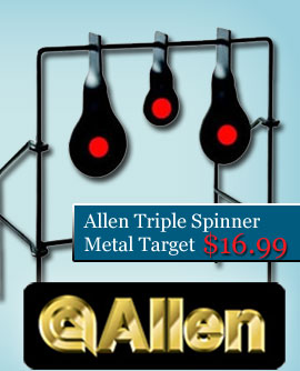 Allen Triple Spinner Metal Target