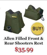 Allen Filled Front and Rear Shooters Rest