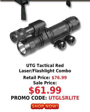 UTG Tactical Red Laser/Flashlight Combo