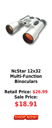 NcStar 12x32 Multi-Function Binoculars