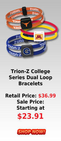 Trion-Z College Series Dual Loop Bracelets