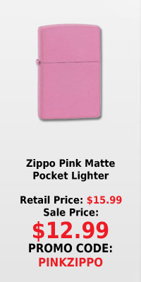 Zippo Pink Matte Pocket Lighter