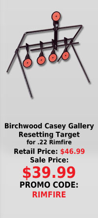 Birchwood Casey Gallery Resetting Target for .22 Rimfire