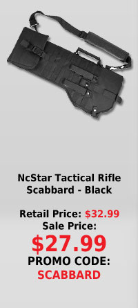 NcStar Tactical Rifle Scabbard - Black
