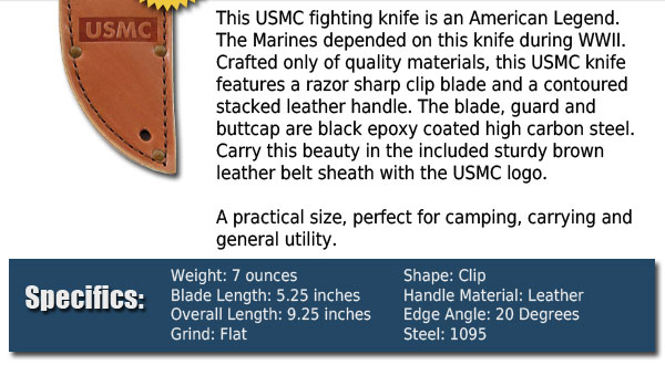 Knife Specifics
