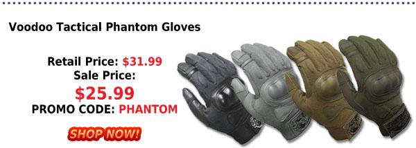 Voodoo Tactical Phantom Gloves
