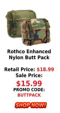 Rothco Enhanced Nylon Butt Pack