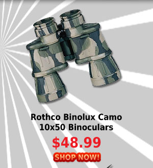 Rothco Binolux Camo 10x50 Binoculars