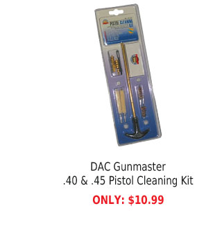 DAC Gunmaster .40 and .45 Pistol Cleaning Kit