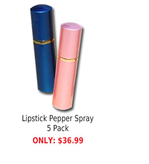 Lipstick Pepper Spray 5 Pack