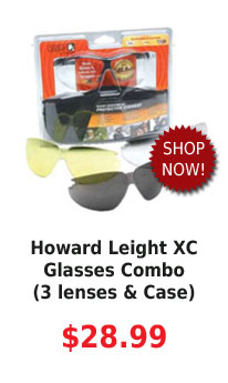 Howard Leight XC Glasses Combo 3 lenses and Case