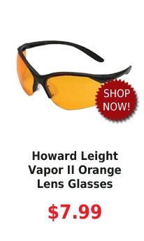Howard Leight Vapor II Orange Lens Glasses