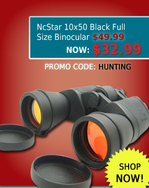 NcStar 10x50 Black Full Size Binoculars