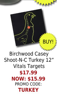 Birchwood Casey Shoot-N-C Turkey 12" Vitals Targets