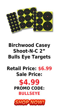 Birchwood Casey Shoot-N-C 2" Bulls Eye Targets