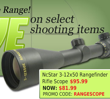 NcStar 3-12x50 Rangefinder Rifle Scope