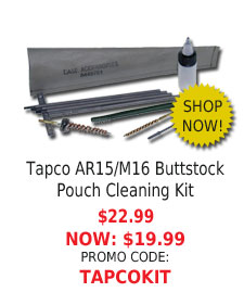 Tapco AR15/M16 Buttstock Pouch Cleaning Kit