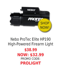 Nebo ProTec Elite HP190 High-Powered Firearm Light