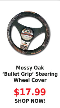 Mossy Oak Bullet Grip Steering Wheel Cover