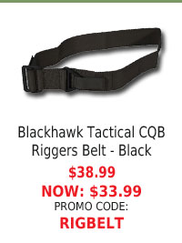 Blackhawk Tactical CQB Riggers Belt Black