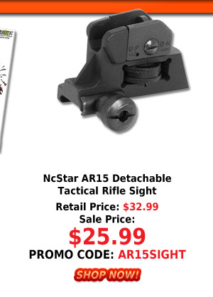 NcStar AR15 Detachable Tactical Rifle Sight