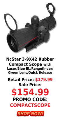 NcStar 3-9x42 Rubber Compact Scope
