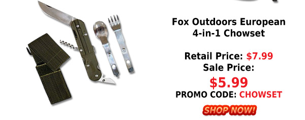 Fox Outdoors European 4-in-1 Chowset
