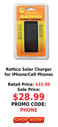 Rothco Solar Charger for iPhone/Cell Phones