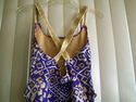 CENTER AISLE ~ COTTON/POLY/SPANDEX  W/ GOLD METALL