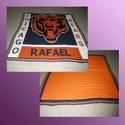 Chicago Bears Personalized Afghan (football)