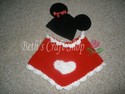 Girl Mouse Ears Hooded Poncho OR Hat and Poncho (D