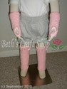 Cute Pig Hat/Fingerless Mitts/Legwarmer/Tail Set