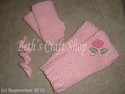 Cute Pig Hat/Fingerless Mitts/Legwarmer/Tail Set