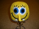 Yellow Square Dude Crochet Hat (Spongebob Squarepa