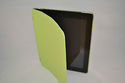 Green PU Front Smart Cover + Crystal Hard Back Cas