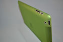 Green PU Front Smart Cover + Crystal Hard Back Cas