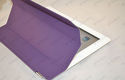 Purple Magnetic Slim PU Leather Smart Cover Stand 