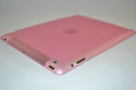 Pink PU Front Smart Cover + Crystal Hard Back Case
