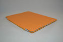 Orange PU Front Smart Cover + Crystal Hard Back Ca