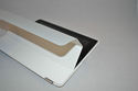 White Slim Magnetic Smart Front Cover + Silicone B
