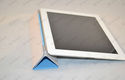 Light Blue Magnetic Slim PU Leather Smart Cover St