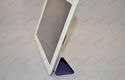 Purple Magnetic Slim PU Leather Smart Cover Stand 