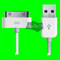 White Charger Cradle Dock + Charging Cable for iPh